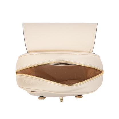 Mochila con tapa marifer mediana blanco crudo