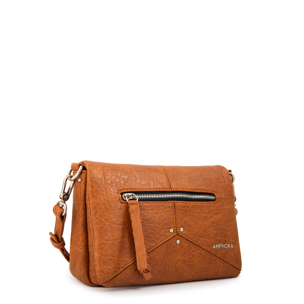 Cartera bandolera edith camel