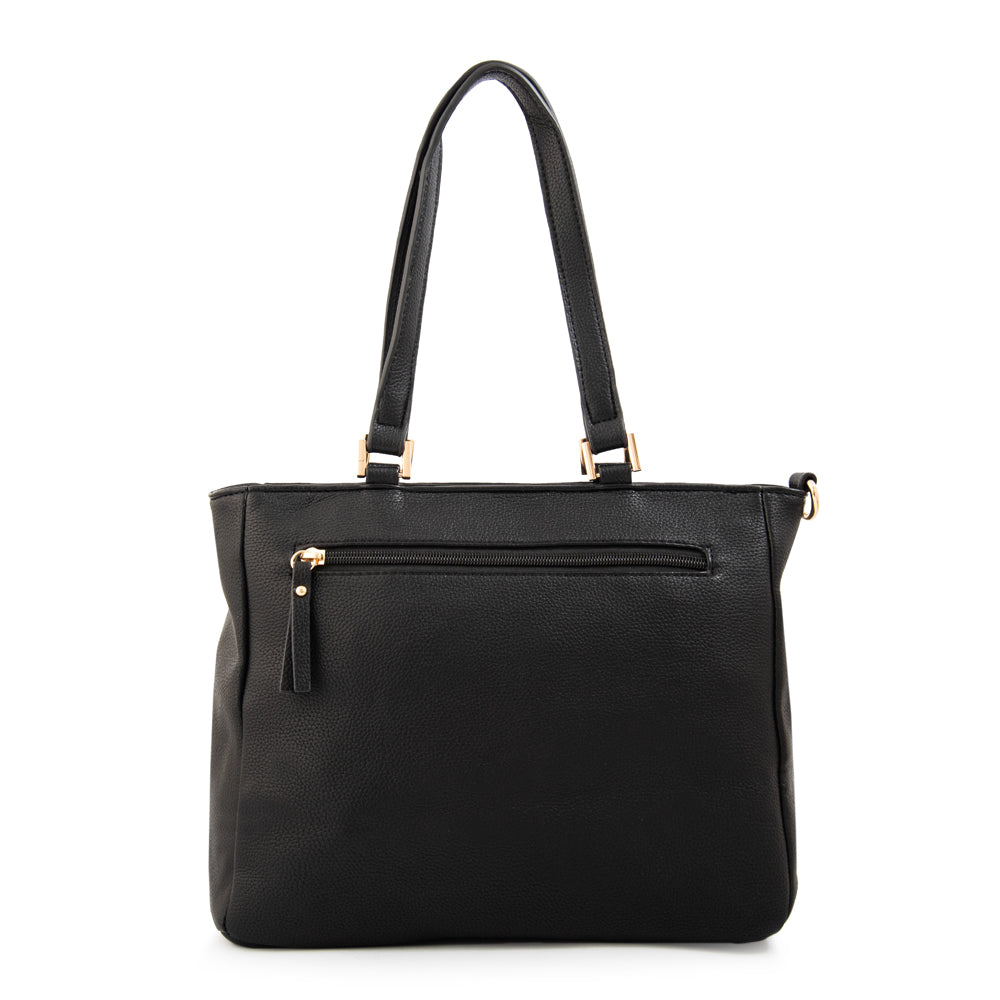 Cartera tote filomena mediana negro