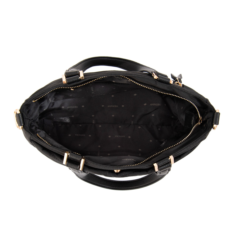 Cartera tote filomena mediana negro especial