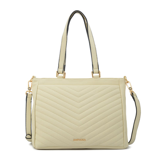 Cartera Dos Asas filomena mediana blanco crudo – Amphora Chile