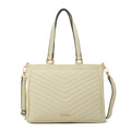 Cartera tote filomena mediana blanco crudo