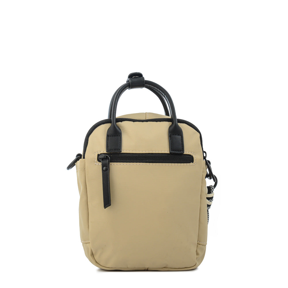 Cartera bandolera felisa pequeña beige