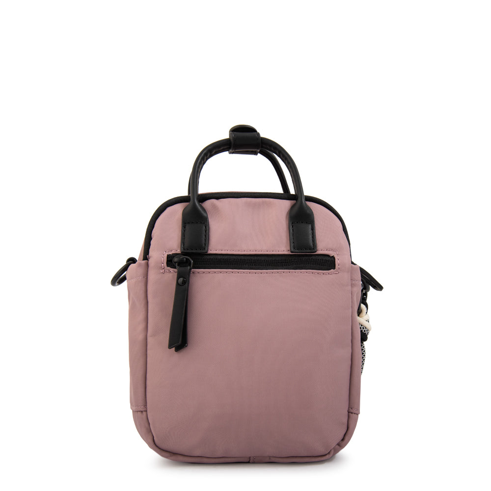 Cartera bandolera felisa pequeña rosa viejo