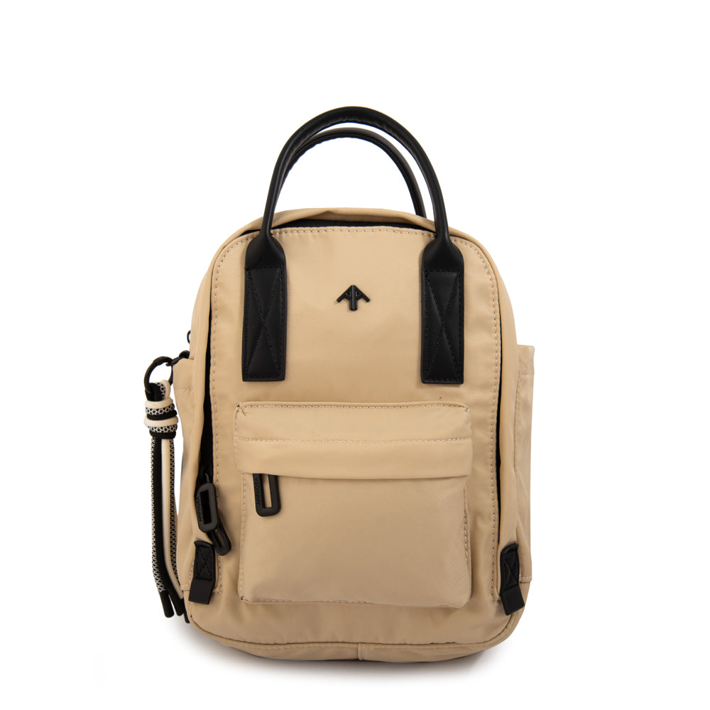 Mochila felisa pequeña beige