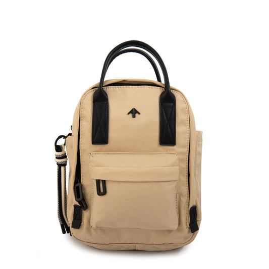 Mochila felisa pequeña beige