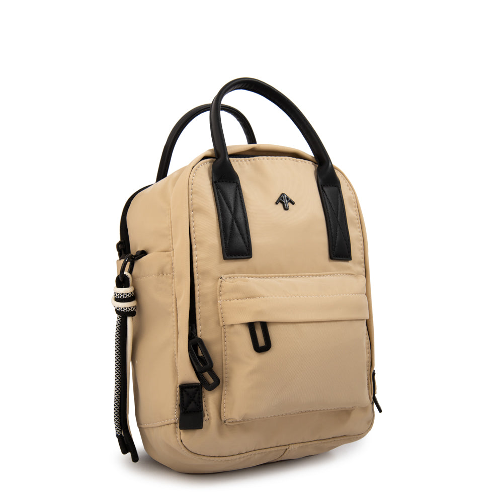 Mochila felisa pequeña beige