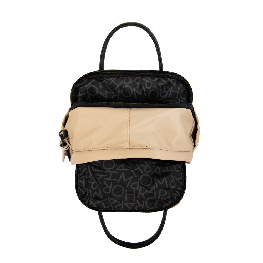 Mochila felisa pequeña beige