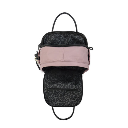 Mochila felisa pequeña rosa viejo