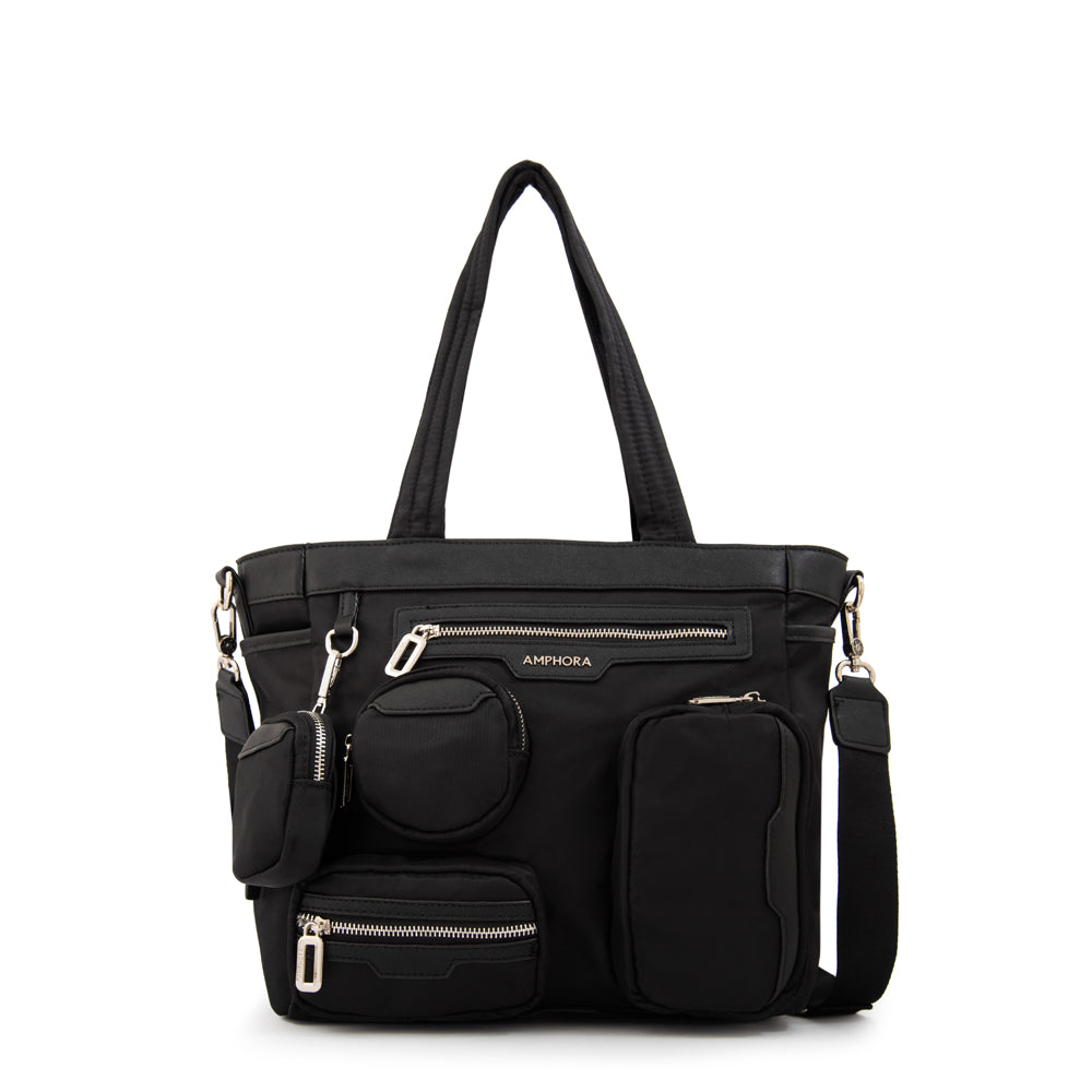 Cartera tote evany grande negro