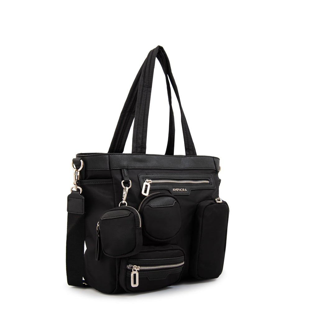 Cartera tote evany grande negro