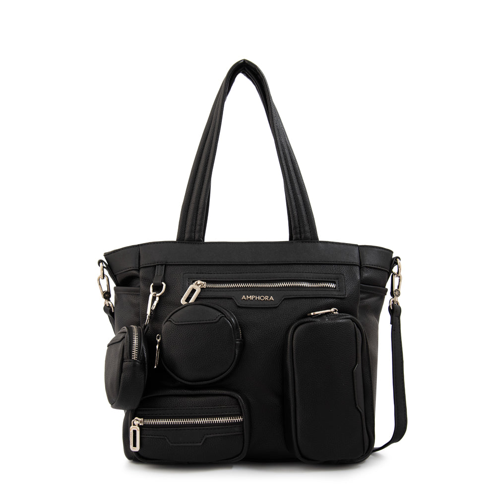 Cartera tote evany grande negro especial