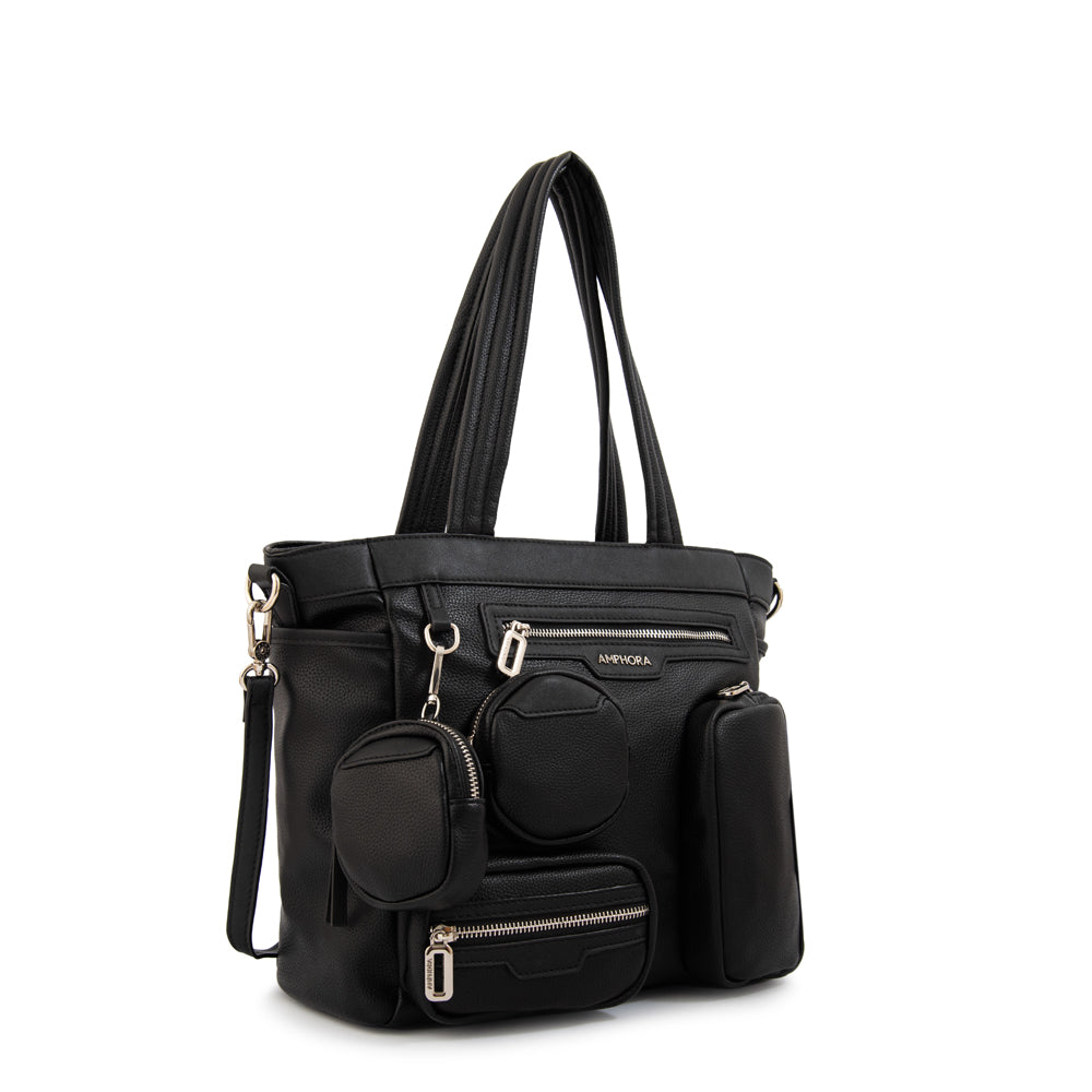 Cartera tote evany grande negro especial