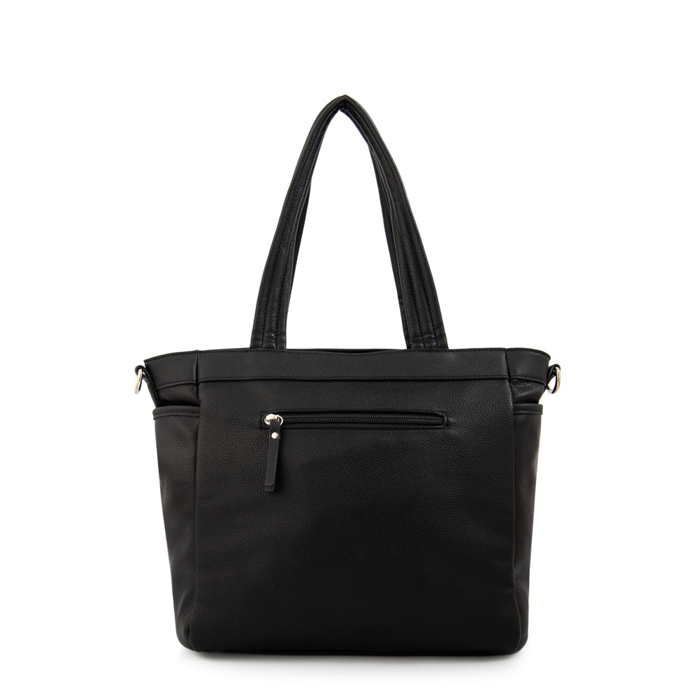 Cartera tote evany grande negro especial