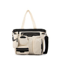 Cartera tote evany grande blanco crudo
