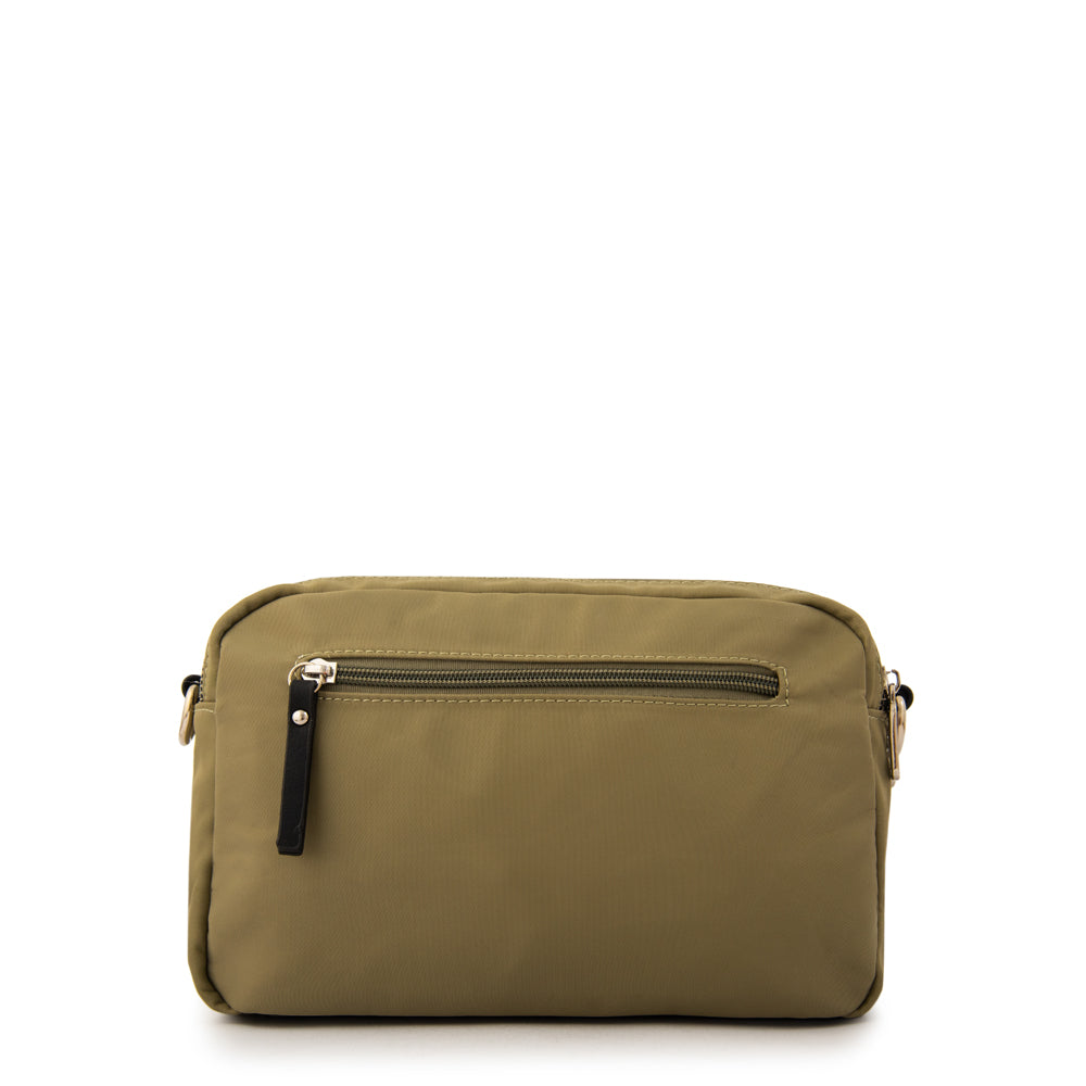 Cartera bandolera evany grande verde oliva