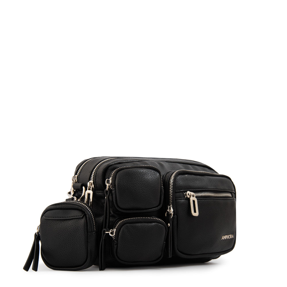 Cartera bandolera evany grande negro especial