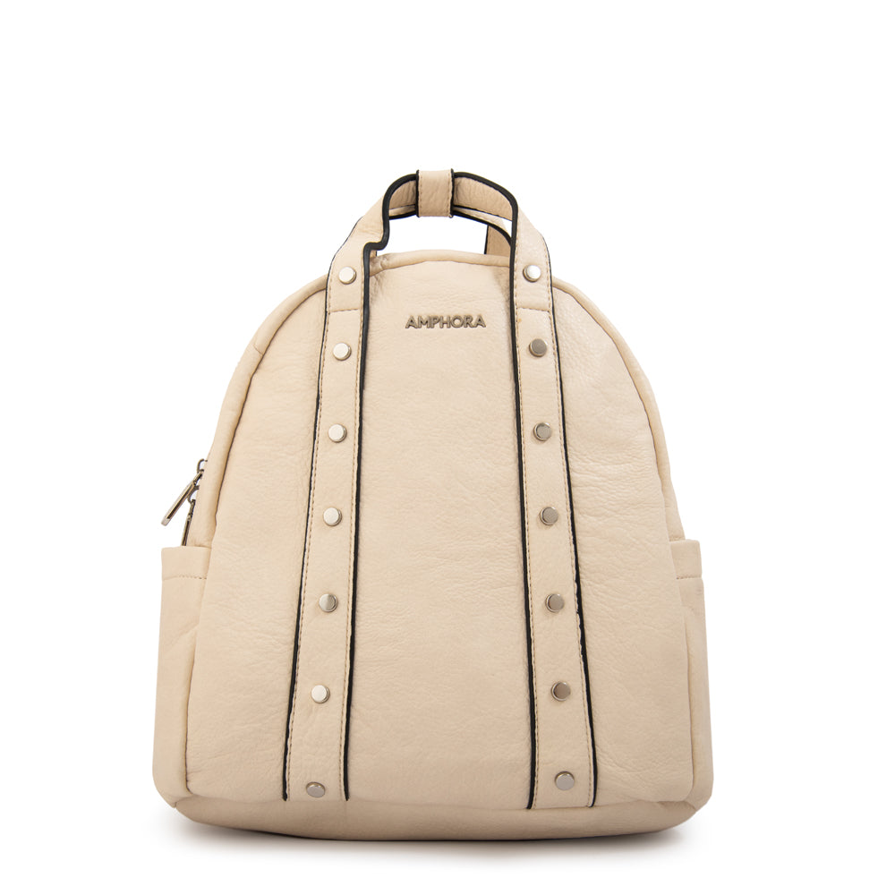 Mochila marlet mediana blanco crudo