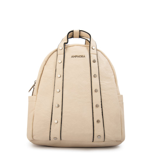 Mochila marlet mediana blanco crudo