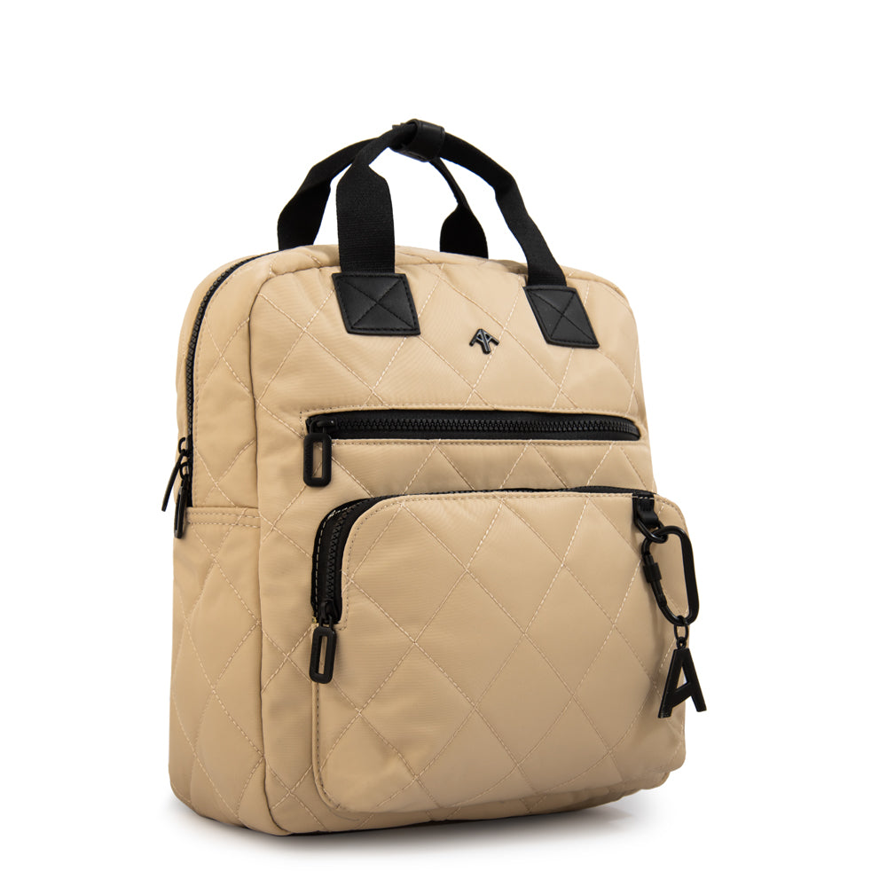 Mochila porta notebook amalia mediana beige