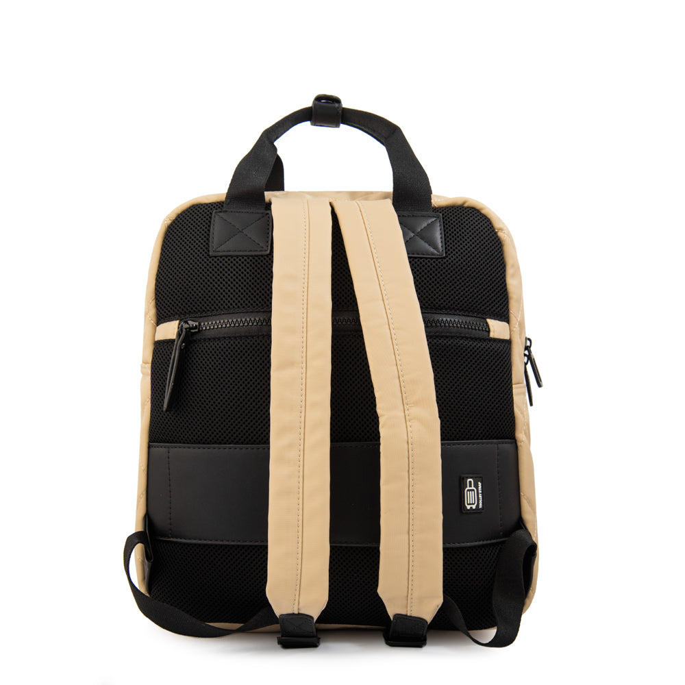 Mochila porta notebook amalia mediana beige