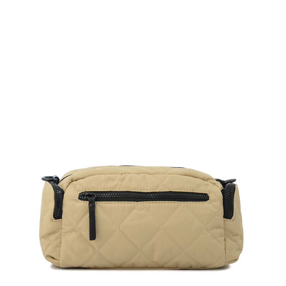 Cartera bandolera amalia mediana beige