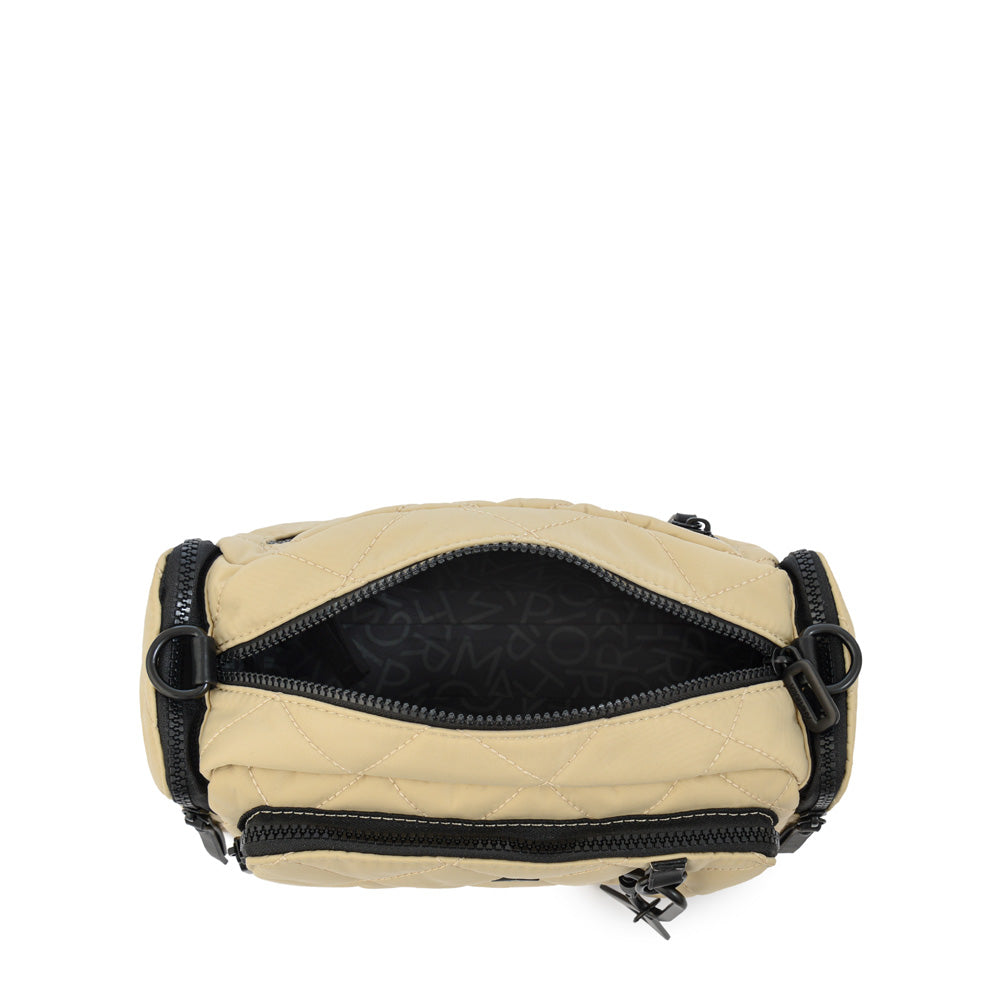 Cartera bandolera amalia mediana beige