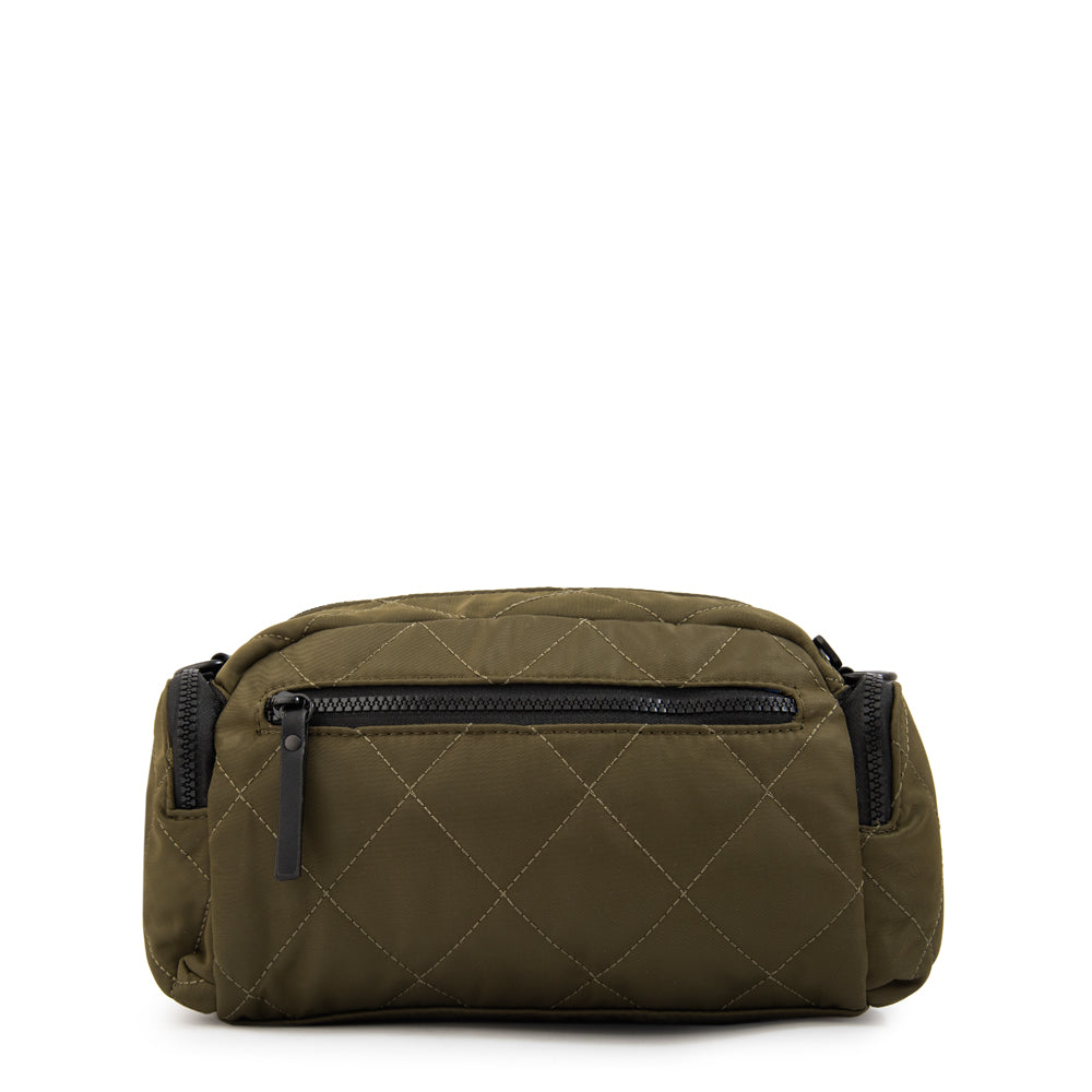 Cartera bandolera amalia mediana verde oliva