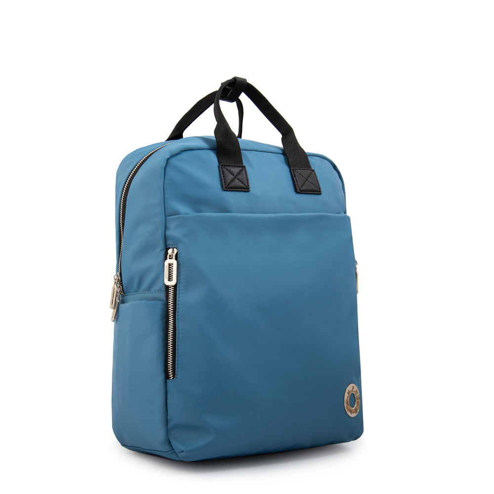 Mochila porta notebook donna grande denim