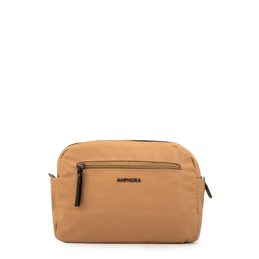 Cartera bandolera jadiz pequeña beige