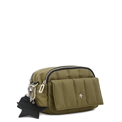 Cartera Bandolera marlene pequeña verde oliva