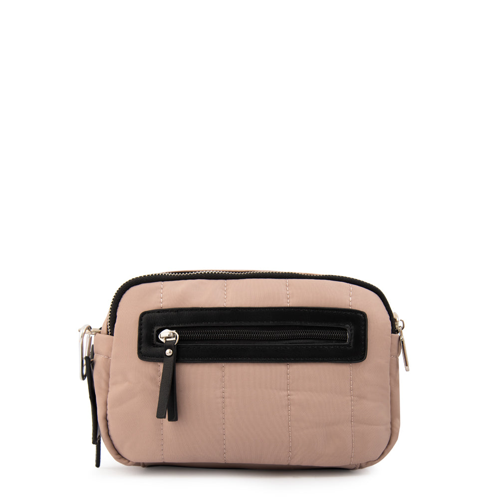 Cartera bandolera marlene pequeña rosa viejo