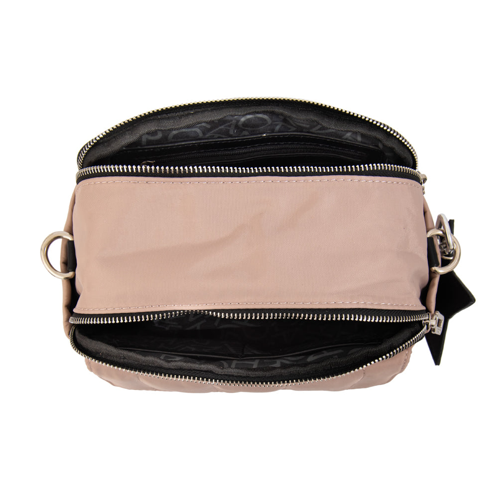 Cartera bandolera marlene pequeña rosa viejo