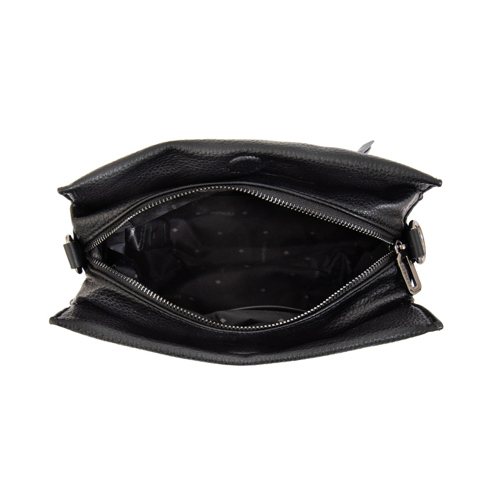 Cartera bandolera ivana pequeña negro