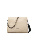 Cartera bandolera ivana pequeña blanco crudo