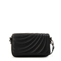 Cartera bandolera con tapa ocean mediana negro