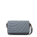 Cartera bandolera con tapa ocean mediana denim