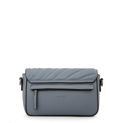 Cartera Bandolera con tapa ocean mediana denim