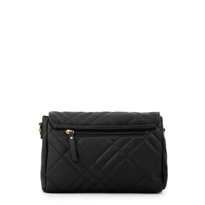 Cartera Bandolera con tapa anisa pequeña negro