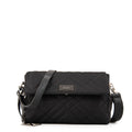 Cartera bandolera con tapa anisa pequeña negro especial