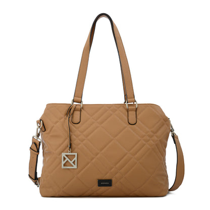 Cartera tote porta notebook anisa grande camel