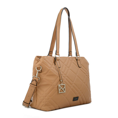 Cartera tote porta notebook anisa grande camel