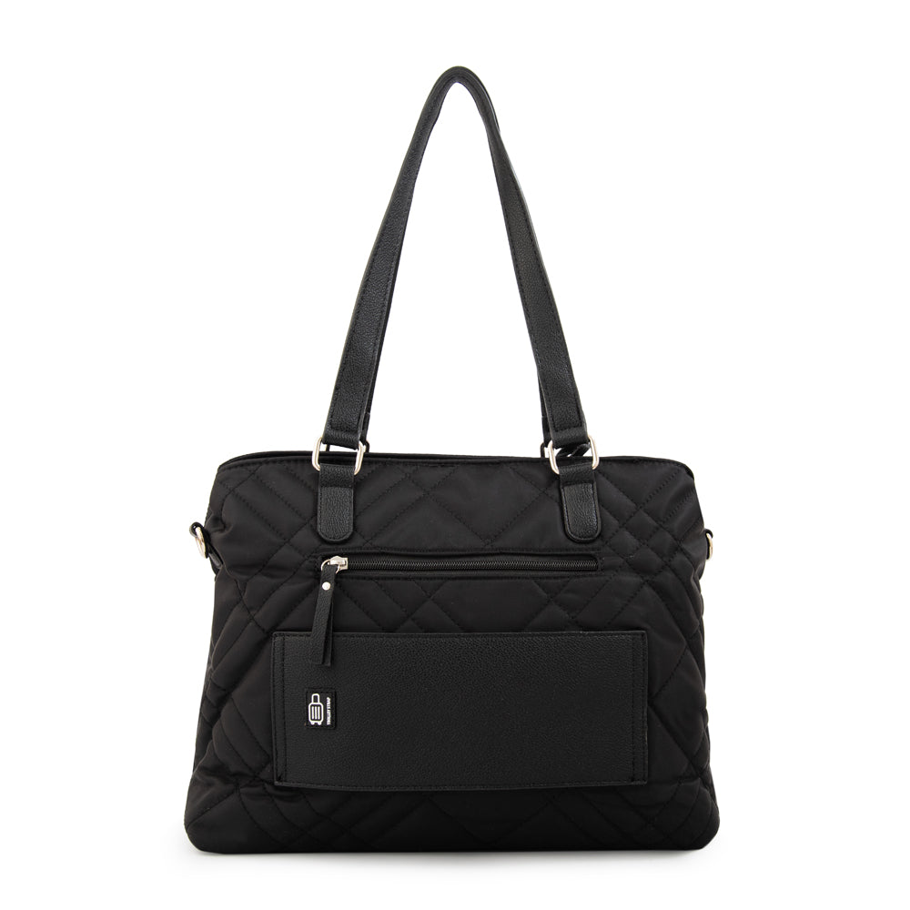 Cartera tote porta notebook anisa grande negro especial