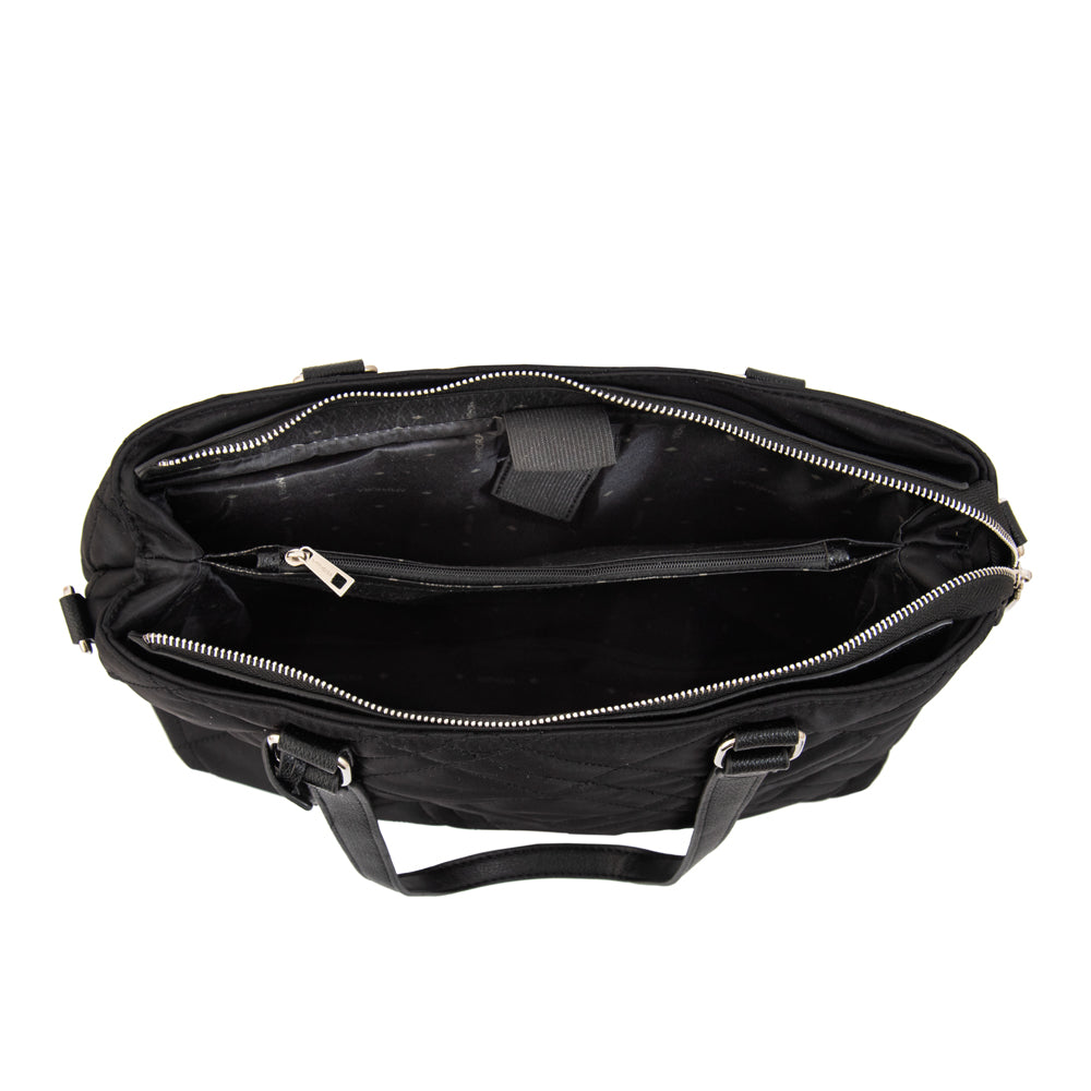 Cartera tote porta notebook anisa grande negro especial