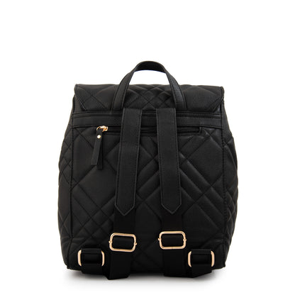 Mochila con tapa anisa mediana negro