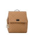 Mochila con tapa anisa mediana camel