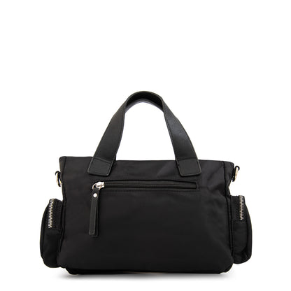 Cartera Bandolera teri mediana negro