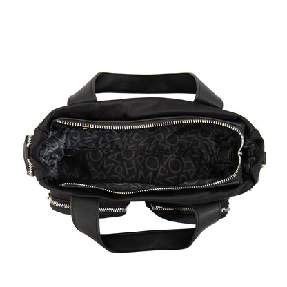 Cartera Bandolera teri mediana negro