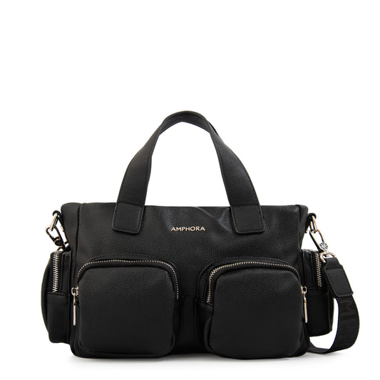 Cartera Bandolera teri mediana negro especial