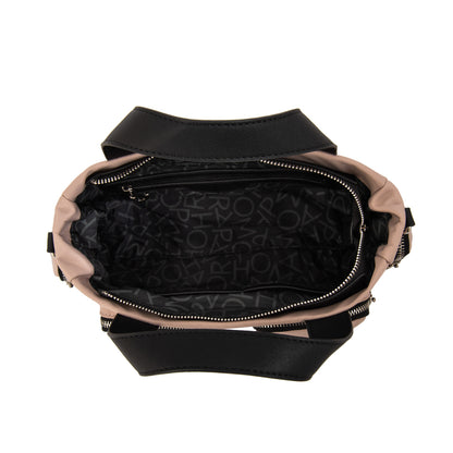 Cartera Bandolera teri mediana rosa viejo